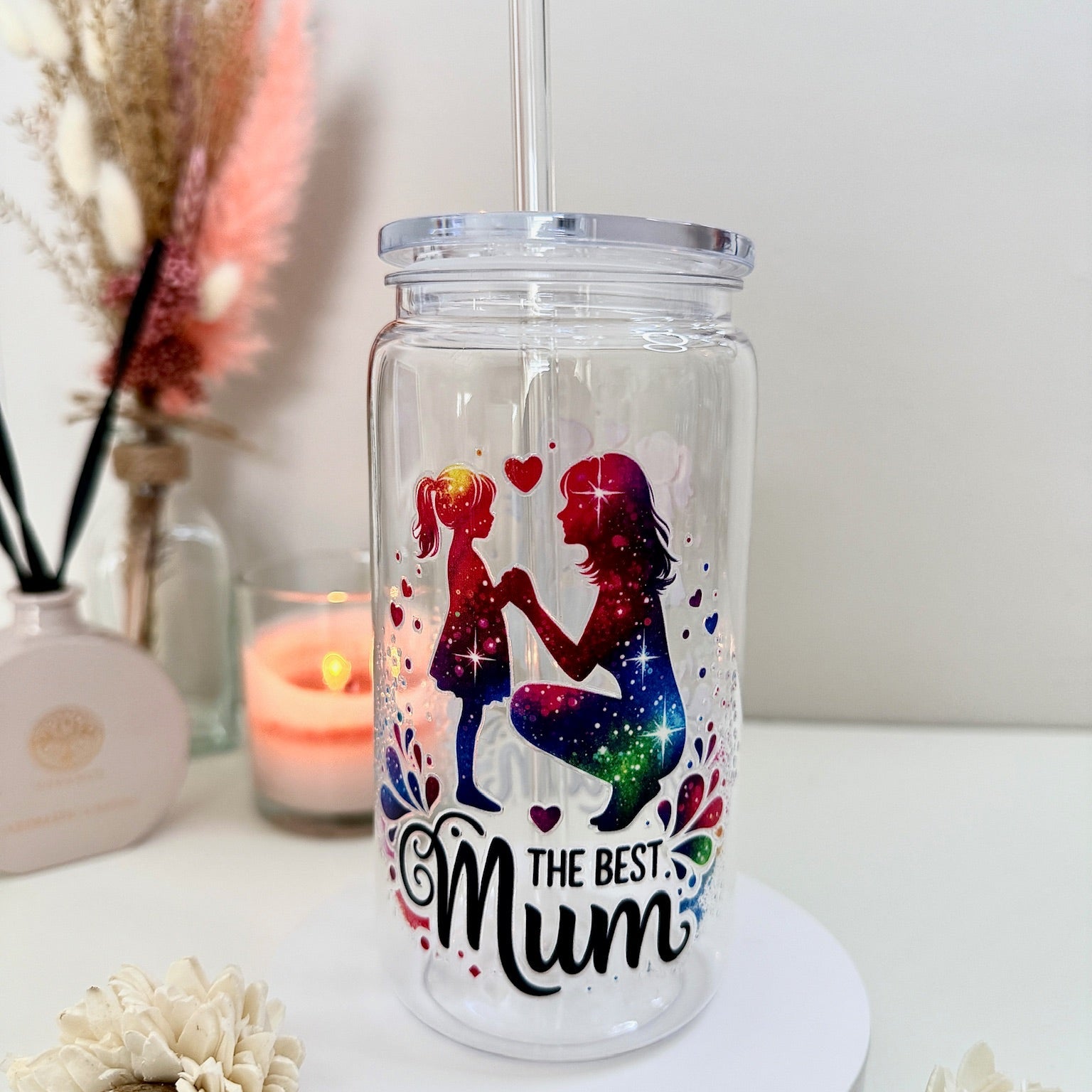 Drinkglas “The best Mum of a little girl”