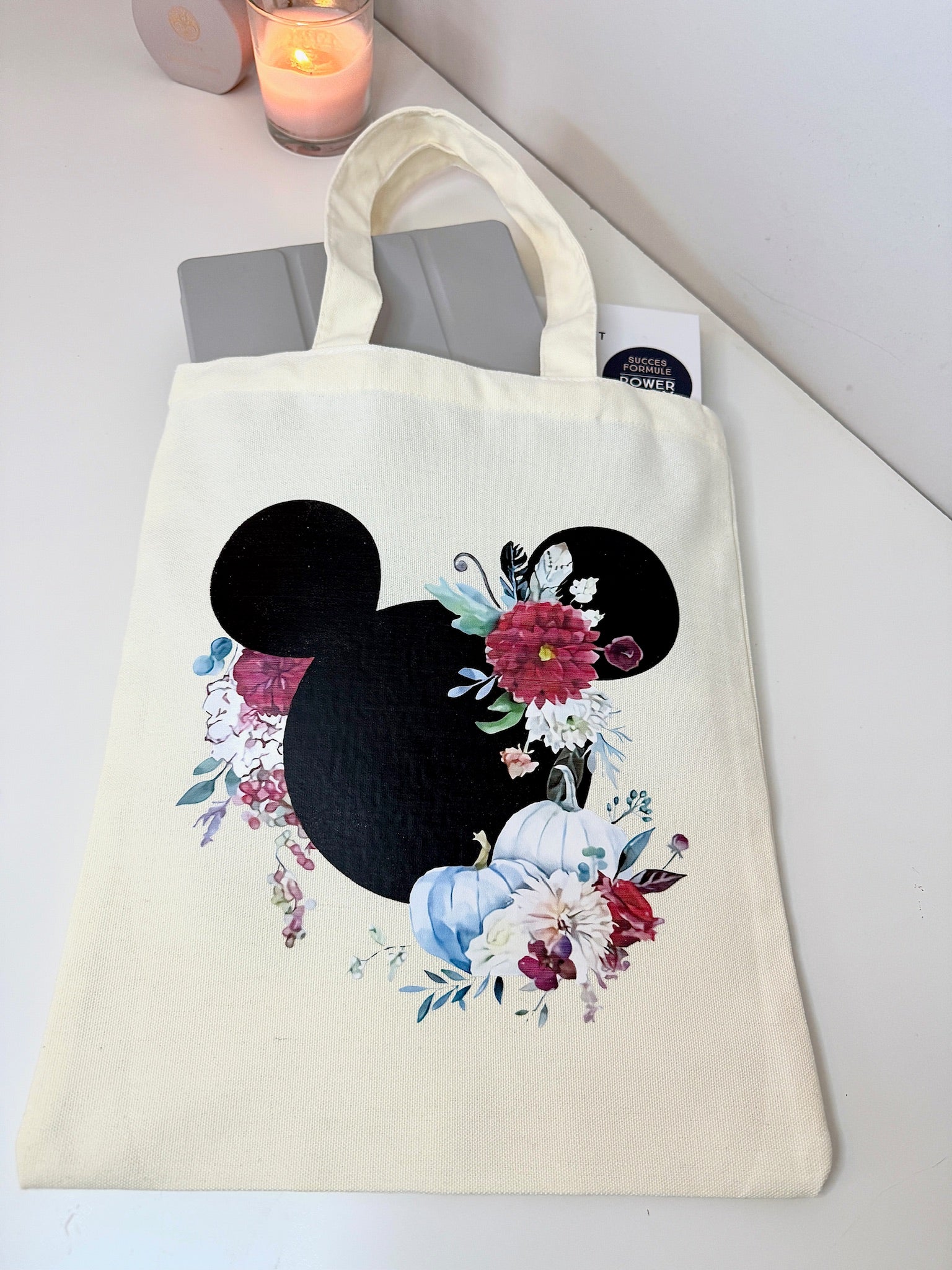 Tote Bag "Mouse Flowers"