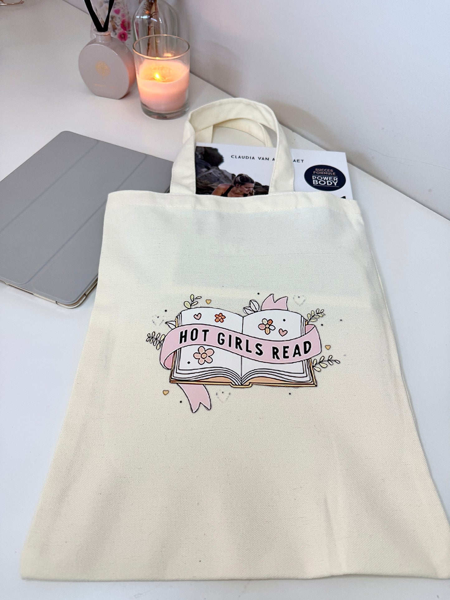 Tote Bag "hot Girls Read"