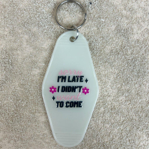 sleutelhanger-sorry-im-late - Belleza You