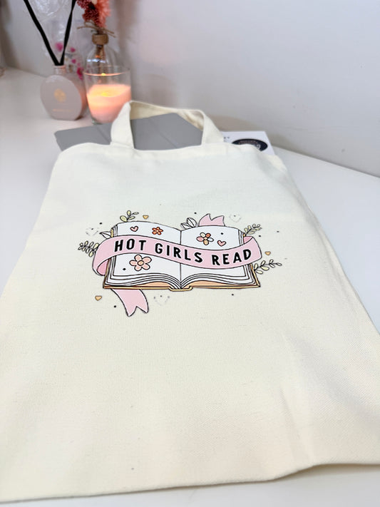 Tote Bag "hot Girls Read"