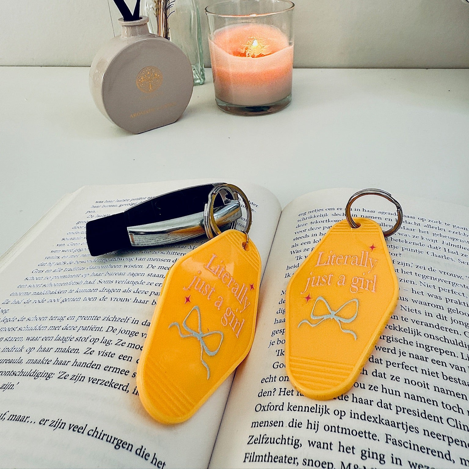 Sleutelhanger "Literally just a girl"