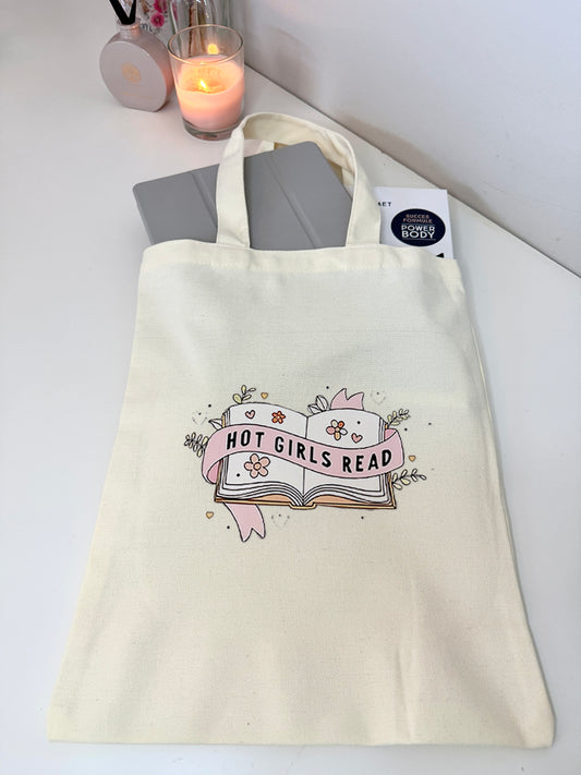 Tote Bag "hot Girls Read"