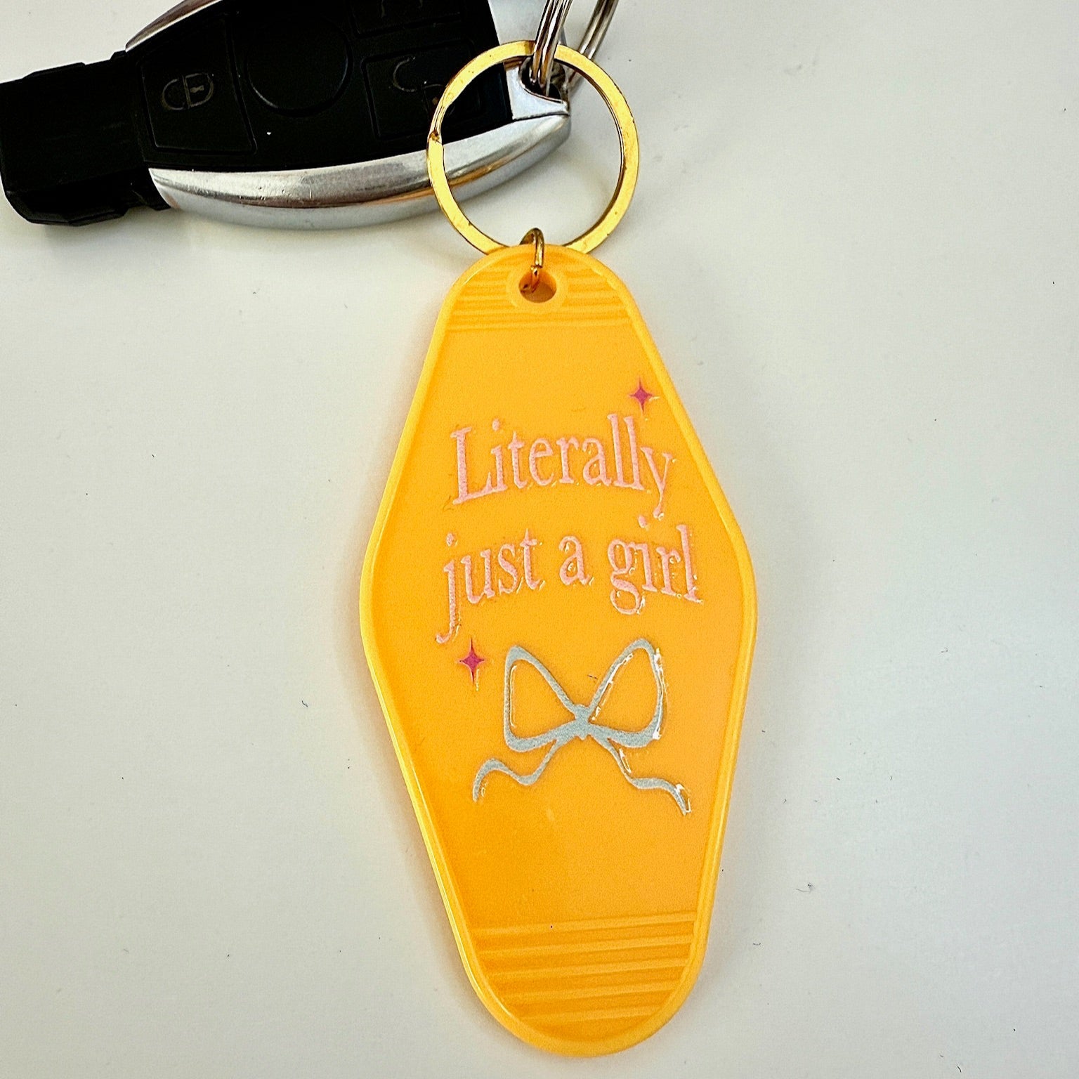 Sleutelhanger "Literally just a girl"