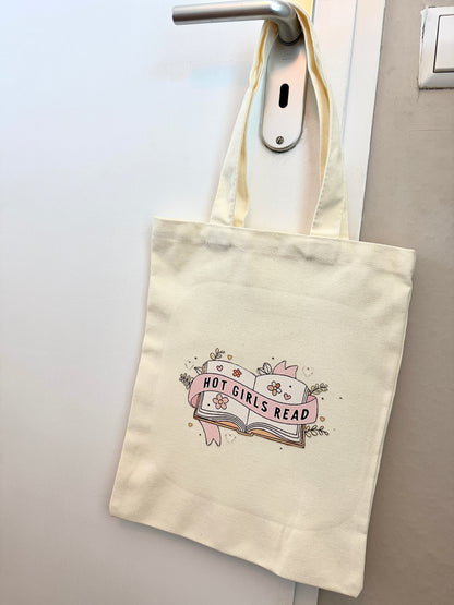 Tote Bag "hot Girls Read"
