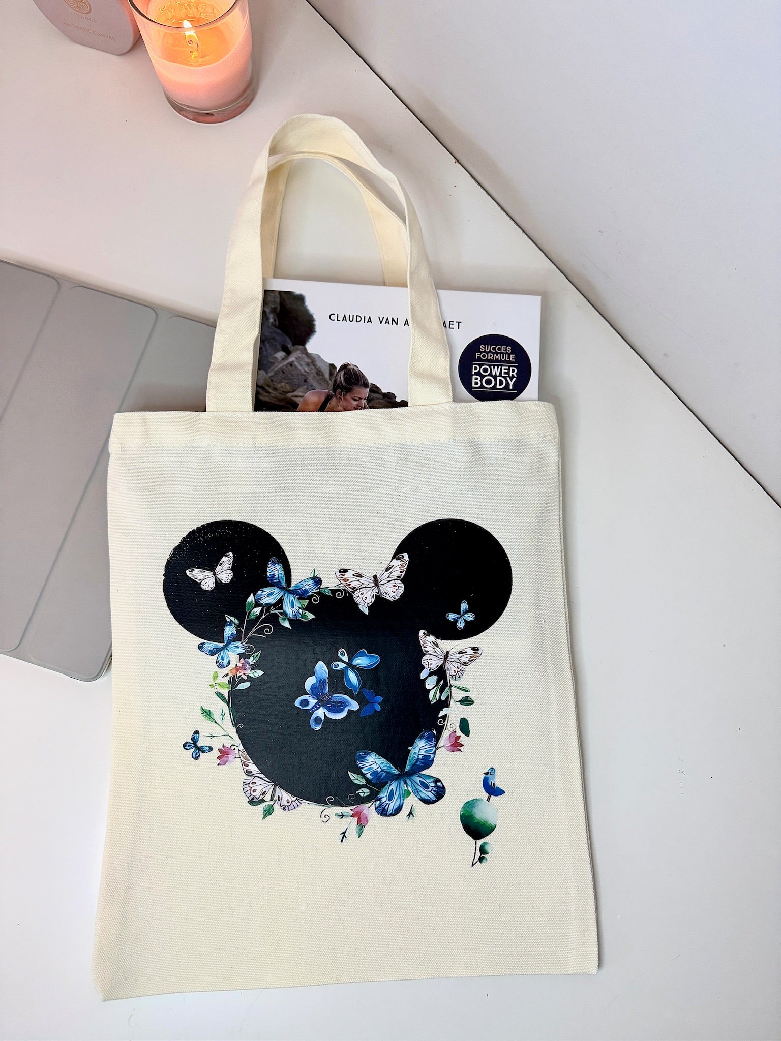 Tote Bag "Mouse Butterfly" 