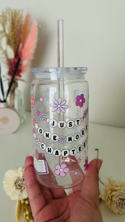 Drinkglas “Just One more Chapter”